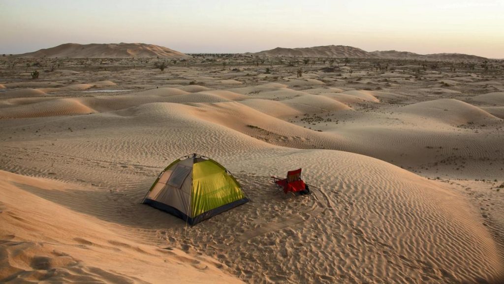 Camping in desert safari DUBAI